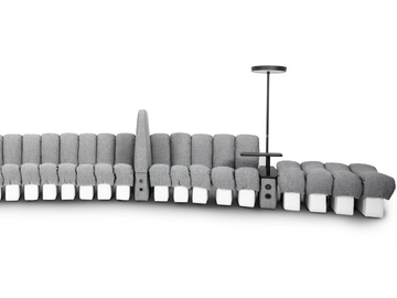 DS-601 - Fabric room divider by de Sede - view 3